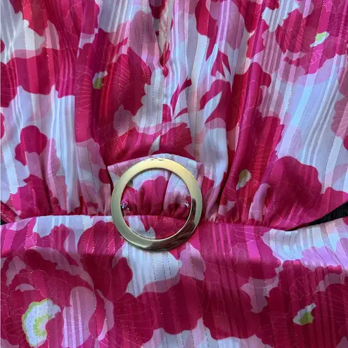 Revolve Torn by Ronny Kobo Collection Pink White Cut Out Mini Dress Size Small NWT