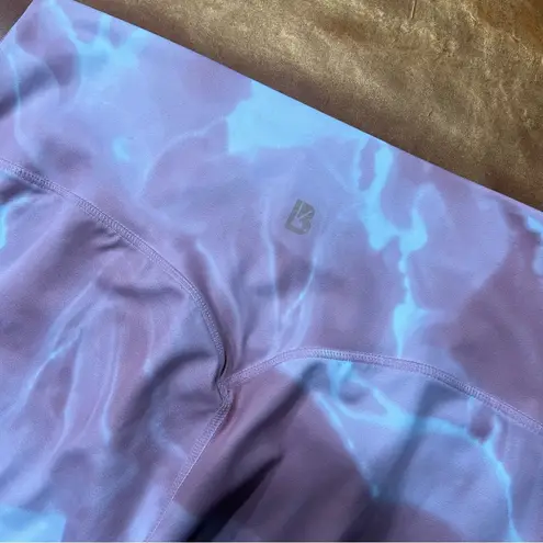 Buffbunny Rebel leggings Rose Quartz Pink white marble workout Leggings Size XXL