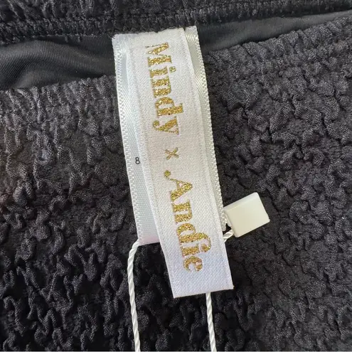 ANDIE x Mindy The Bikini Bottom NWT size XL in Black Textured Swimsuit