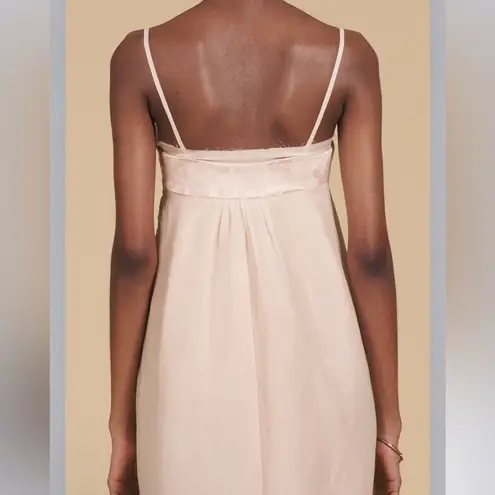 ZARA LIMITED EDITION  MIXED ORGANZA PINK MIDI DRESS SIZE S