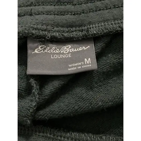 Eddie Bauer  Joggers Womens Medium Green Loungewear Side Pockets Comfy‎