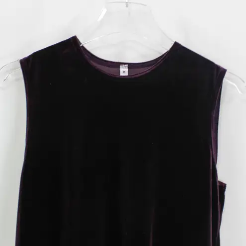 RICCI Purple Vintage 90s Velvet Sweater 3 Piece Skirt Suit Set Size M