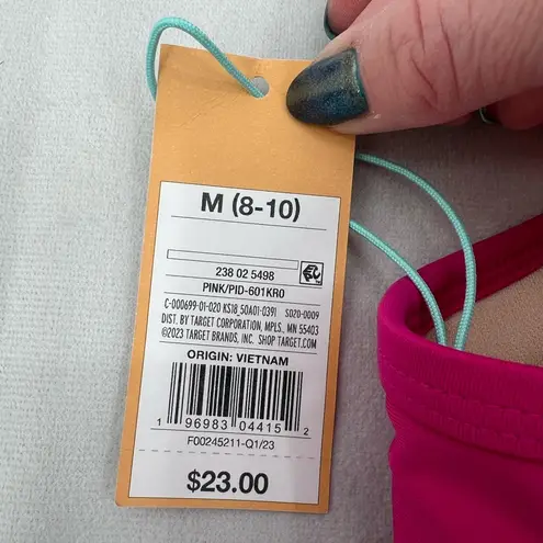 Kona Sol NWT Women's Longline Twist Hot Pink
Bikini Top M