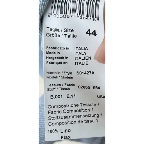 PESERICO Light Blue 100% Linen 2