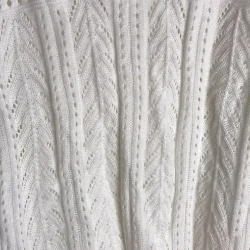 Ses femme ladies knit detail cozy fall pullover sweater size small