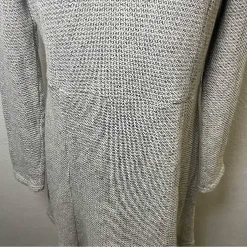 Katherine Barclay Katherine Barclay Gray Textured Knit Long Sleeve Dress Size 10