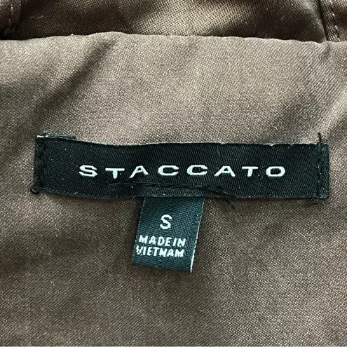 Staccato Taupe Hooded Utility Jacket Size S