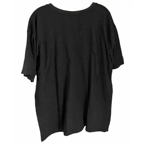 OFFICIAL NHL ANAHEIM DUCKS WOMEN PLUS SIZE 4X V NECK T SHIRT 60%COTTON 40%POLY Gray