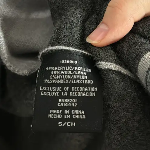 Blanc Noir BNCI grey bicolor wool blend longline cardigan size S Gray