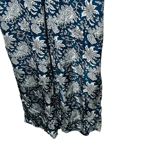 Apiece Apart Women's Ostrea Blue Sleeveless V-Neck Tank Jumpsuit Size 10