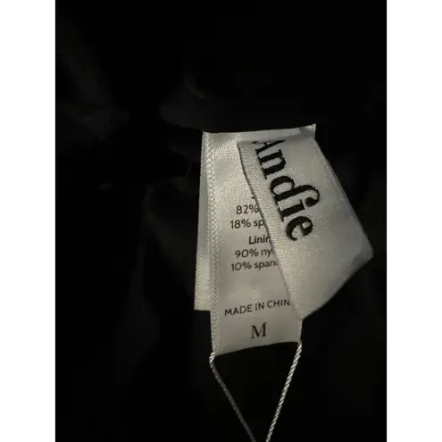 ANDIE Mykonos Black One Piece Swimsuit Size Medium