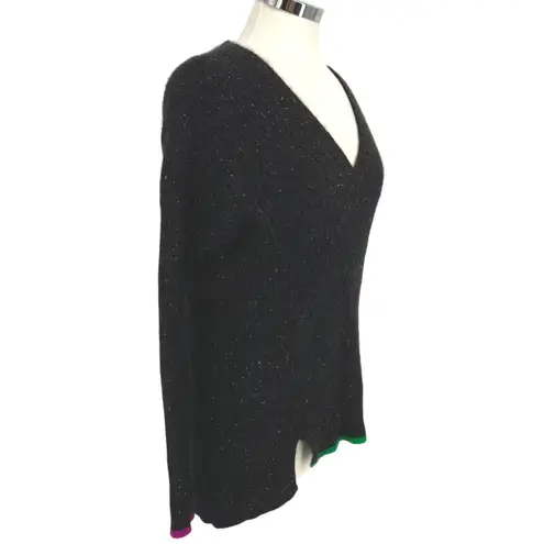 White + Warren Cashmere Speckled V