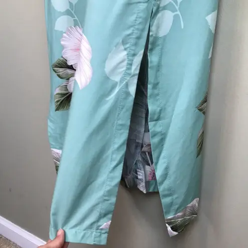 Paradise Bay Women’s Floral Hawaiian Tropical Print Colorful Tank Maxi Dress Green