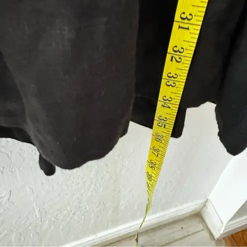 Brochu Walker Black St. Tropez Waist Chest Tie Eyelet Collar Oversized Dress M