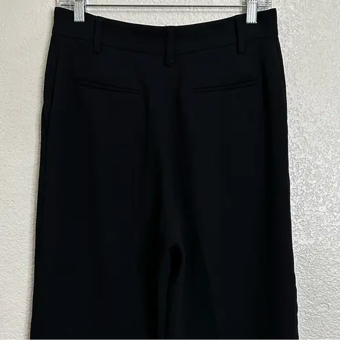 Wilfred Aritzia Black Chici Minimalist Contemporary Wide Leg Pants, Size 6