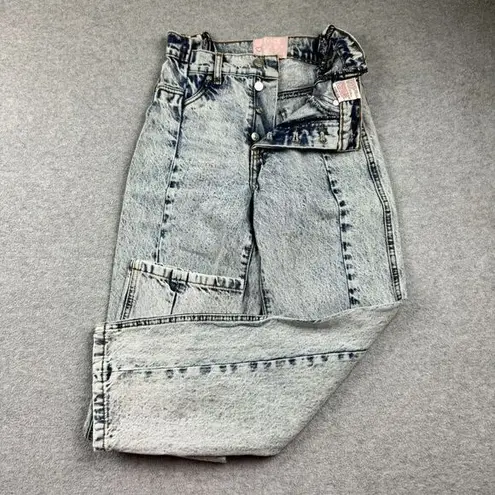 Revice Denim Revice Jeans Womens Size 24 Light Wash Straight Ankle Cropped Button Fly Boho