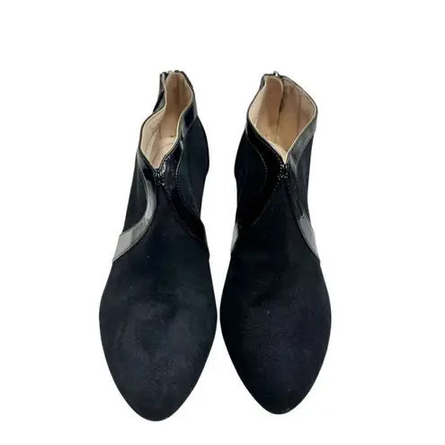 Life Stride Boots Size 6.5 Black Microsuede Cushioned Ankle Booties NEW