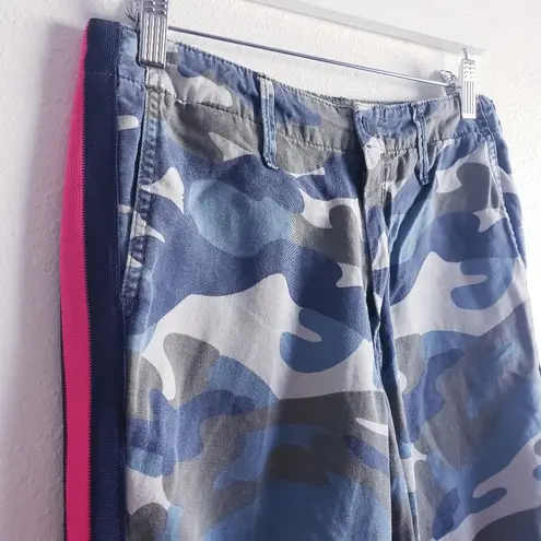 Mother Misfit Pant Army Blue Camo Pants Pink Size 26