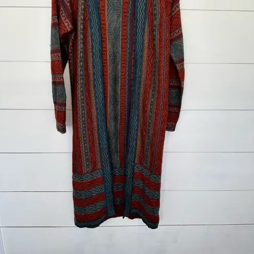 Tey Art Women’s Small Alpaca Blend Long Duster Cardigan Sweater