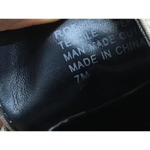 Aerosoles Rodney Penny Loafers Womens US 7M Gray Slip On Block Heel Casual Shoes