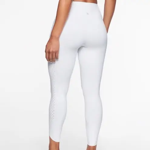 Athleta  Fearless Tadasana Chakra White Laser-Cut Leggings Women’s Small - Image 9