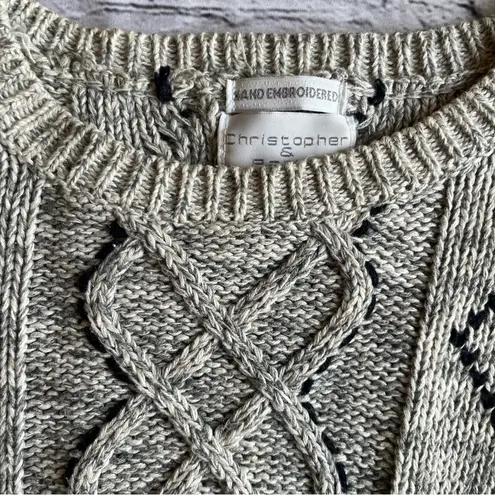 Christopher & Banks Vintage Y2K 2000 Knit Pullover Crewneck Women's Medium Sweater Made in Hong Kong