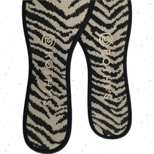 Rothy's Black Zebra Neutral Animal Print Casual Shoes EDS Spoonie Rothy’s The Flat 6.5