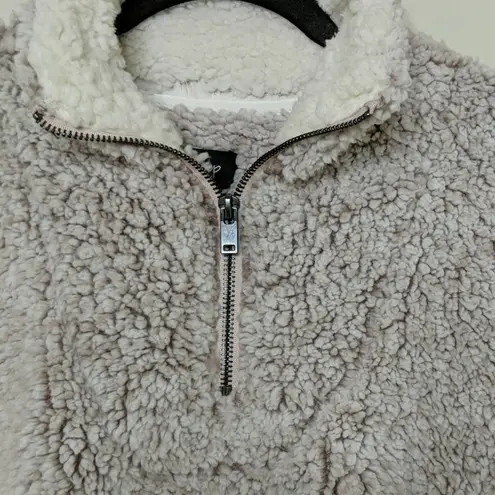 Coffee Shop Faux Fur Pullover - Size L - NWT