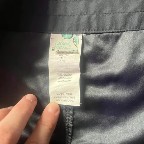 Y2k 2000s outdoorsy island escape blue athletic board shorts women's size 6