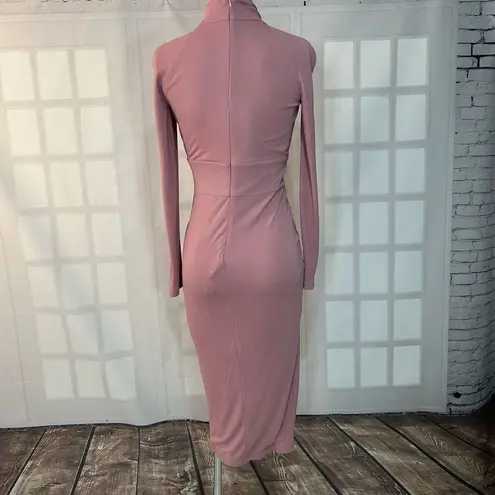 Abyss By Abby Daphne Joy High Neck Cutout Bodycon Dress Size M