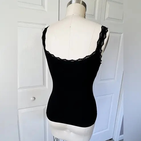 Kitten D’Amour Follies Singlet Camisole in Black Size L
