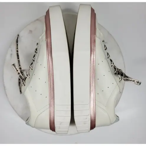 Adidas  HyperSleek Womens 10 Off White Copper Metallic Platform Sneaker Shoe