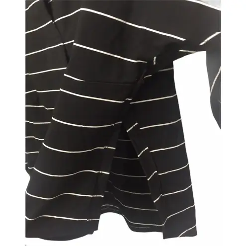 Olive Scent Womens Small Top Black Raw Edge 3/4 Sleeve Oversized Lagenlook Boho - Image 10