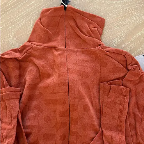 MONOSUIT Orange Turtleneck Long Sleeve Full ECO Bodysuit/Jumpsuit,Size Small,NWT