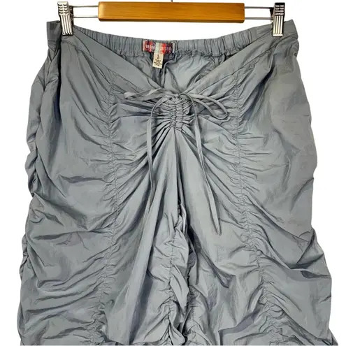 Urban Outfitters  Ruched Parachute Pants Light Blue Low-Rise Women’s Size Large