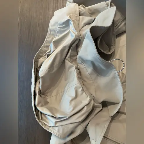 Lululemon  always there short trench‎ coat raw linen size 4 thumbnail 10