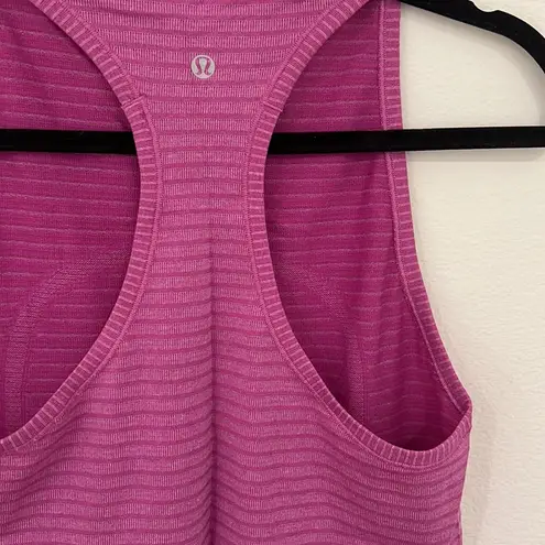 Lululemon Magenta High Neck race tank