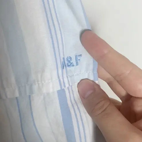 Abercrombie & Fitch  Y2K striped patch pockets Capri pants size XS - Image 8