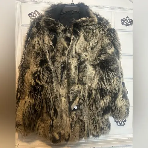 Y2K Reversible Shearling Jacket Black Size 10