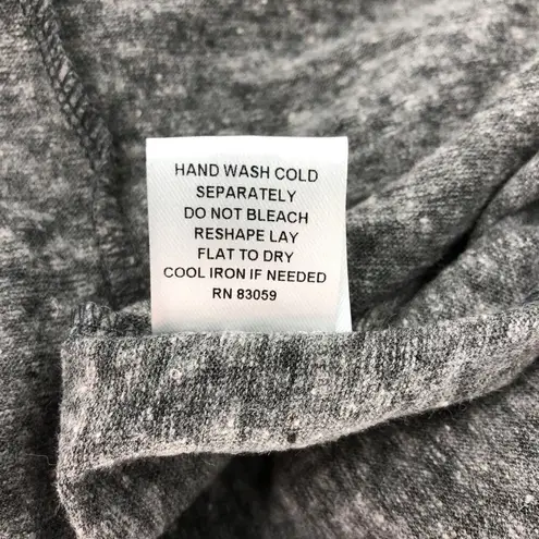 Drew Strapless Knit Mini Dress with Knot Grey M