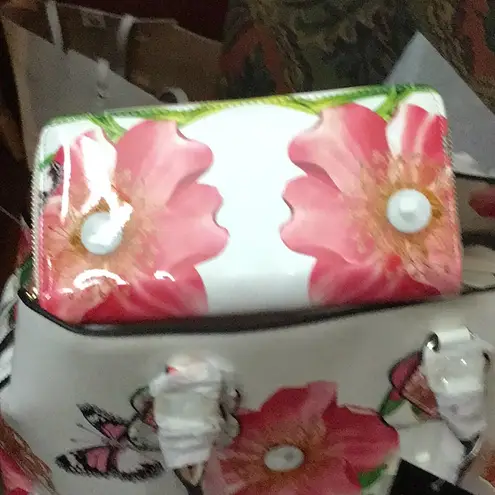 LE MIEL 3 in 1 Shoulder bag 1 Crossbody bag double zip wallet White