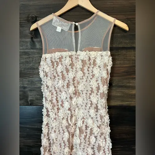 Anthropologie Nick & Mo Cream Floral Lace A
