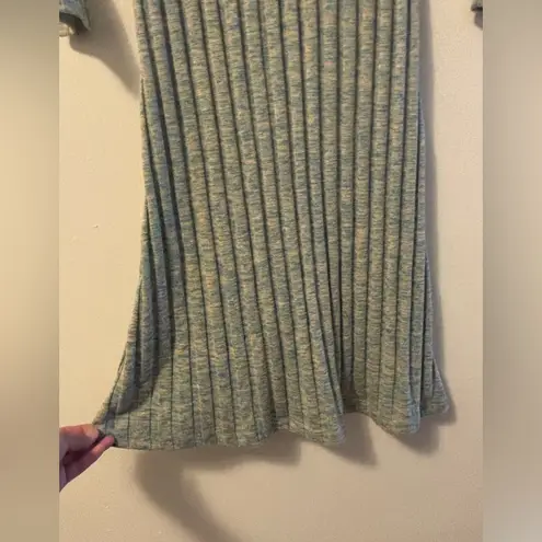 Anthropologie  Blue-Green Long Sleeve Dress