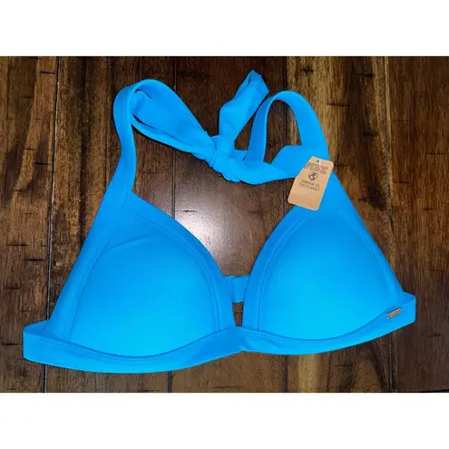 PINK - Victoria's Secret Victoria's Secret PINK Push Up Triangle Bikini Top & Bottom Swim Set Blue S