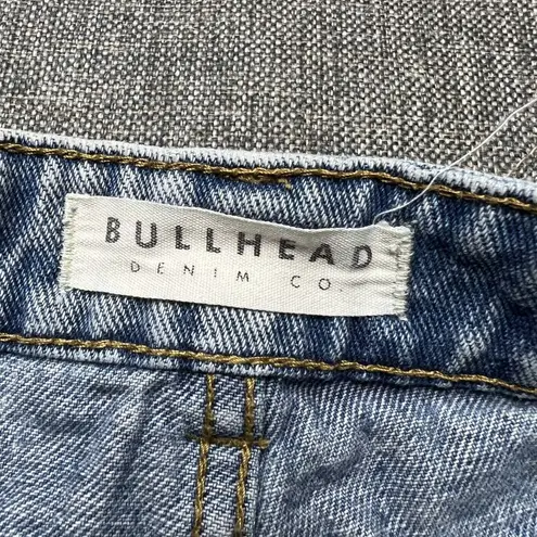 Bullhead Denim Co Mom Shorts Womens 7 Acid Wash High Rise Cut Off 90s Y2K Blue Size undefined