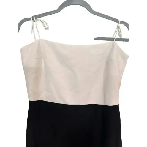 Amanda Uprichard NEW - NWT  x Revolve Avani Gown Black & Ivory Sz M