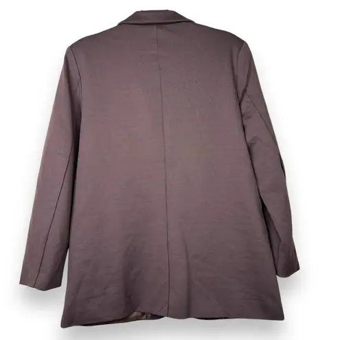 ICHI NWT Java Brown IHKATE SUS Oversized Button Loose Fit Blazer Medium