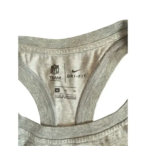 Nike NFL Gray Team Emerald City Seahawks Sleeveless Racerback Tank Top Sz XL