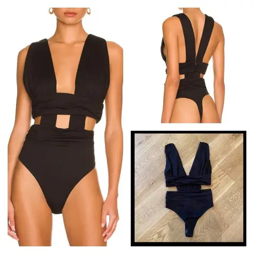 NBD Revolve -  Christienne Bodysuit / Swimsuit in Black