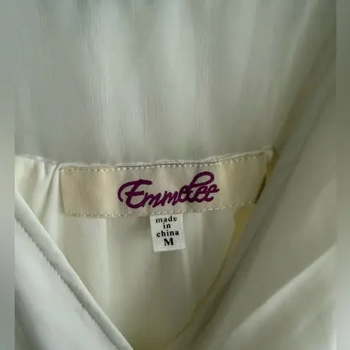 Emmelee Striped Dress cream & Peach Size MEDIUM— Chic Look.